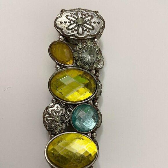 Vintage Elastic Bracelet 8 Inch Long Jewelry - Picture 14 of 16